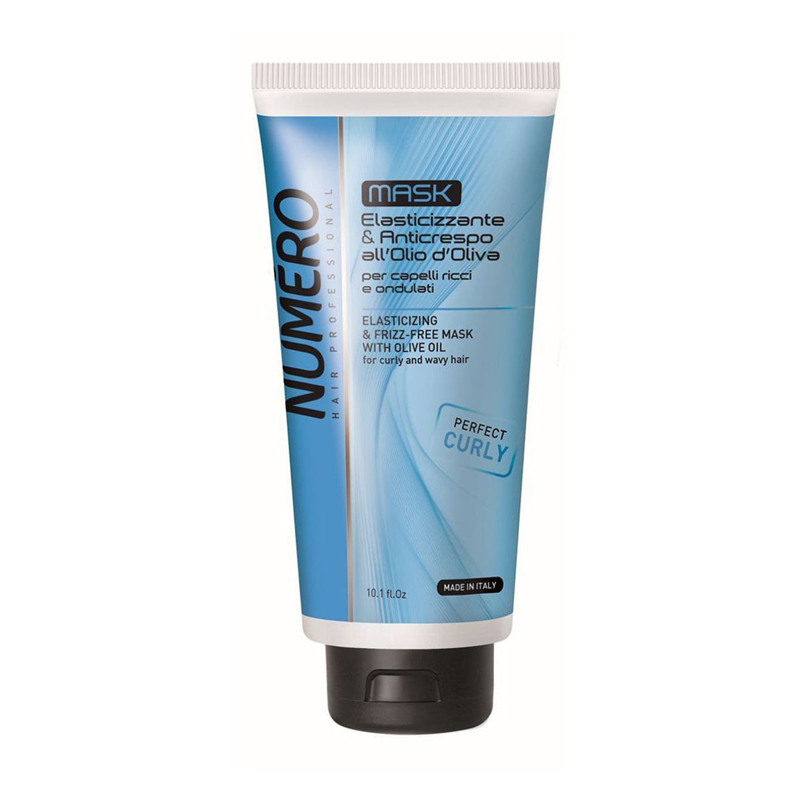 Маска Brelil Numero Elasticizing Mask для кучерявого волосся, на основі оливкової олії, 300 мл